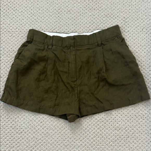 Olive Green Reformation Women's Shorts - Picture 1 of 5